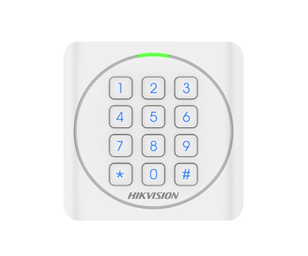 【海康威視IC密碼門禁讀卡器】?？低旽IKVISION數(shù)字鍵盤門禁IC讀卡器DS-K1801MK